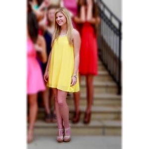 Yellow sun dress